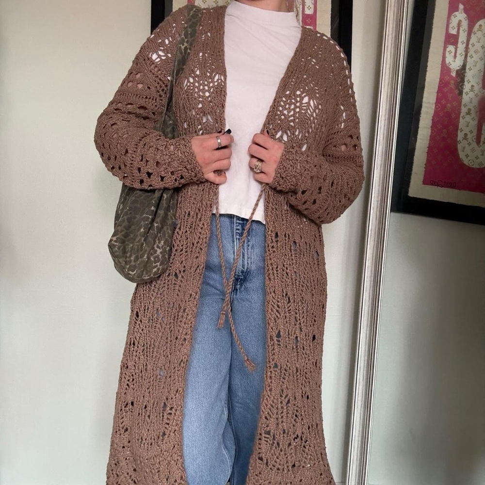 Free People Long Cardigan